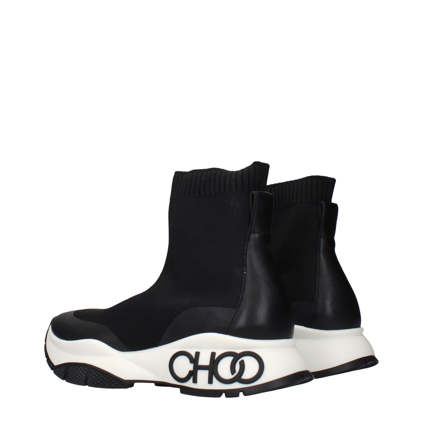 Jimmy Choo Black Fabric Ankle Boots Jimmy Choo