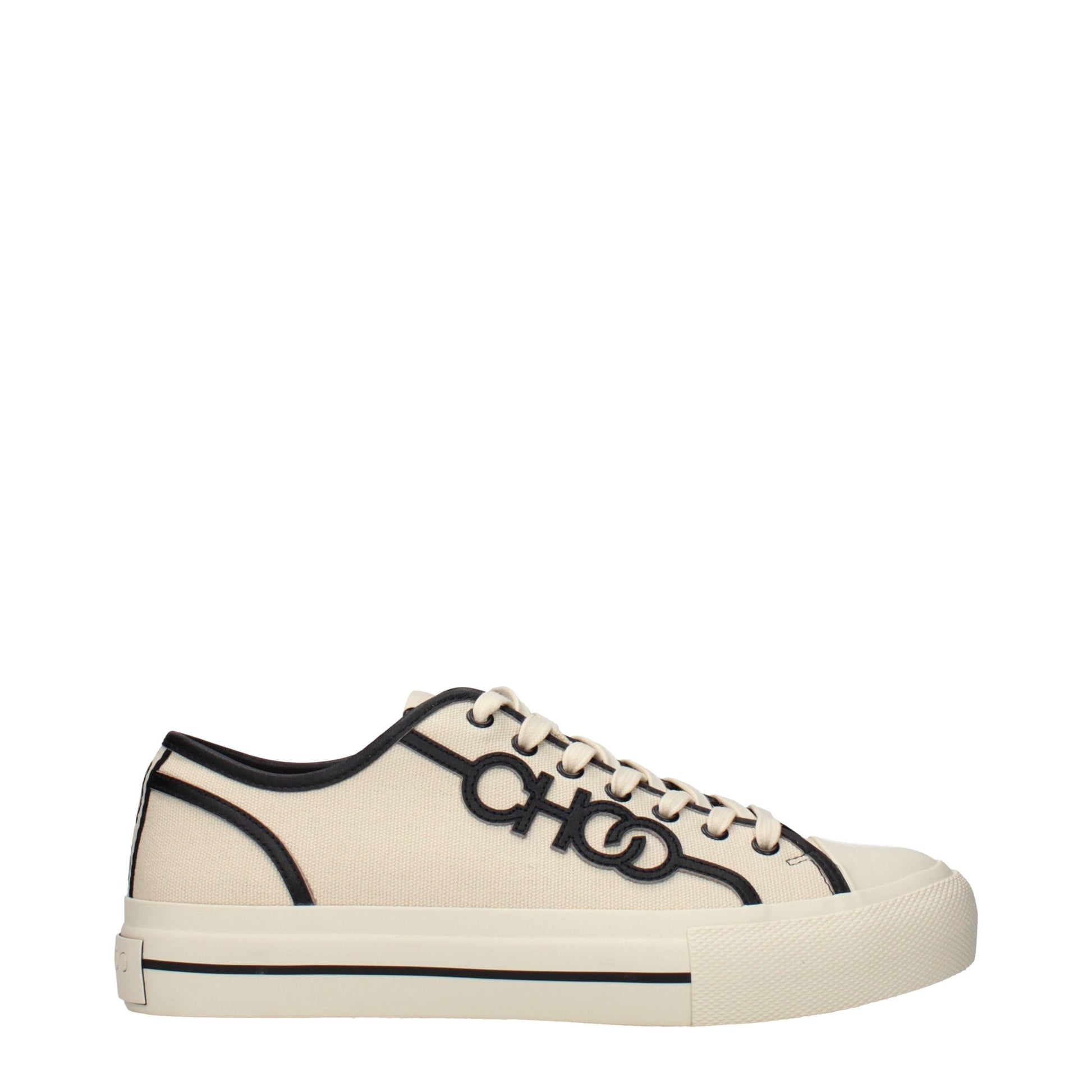 Jimmy Choo Beige Fabric Low Top Sneakers Jimmy Choo