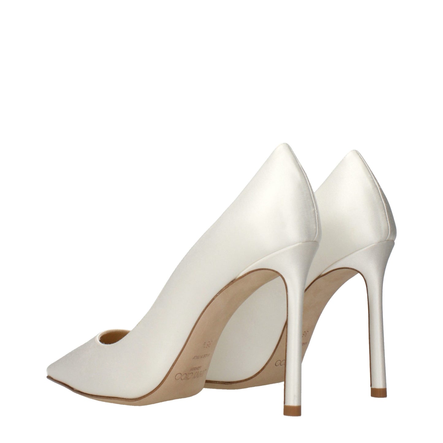 Jimmy Choo Beige Satin Platform Pumps Jimmy Choo