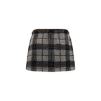 Miu Miu Multicolor Nylon Mini Skirt