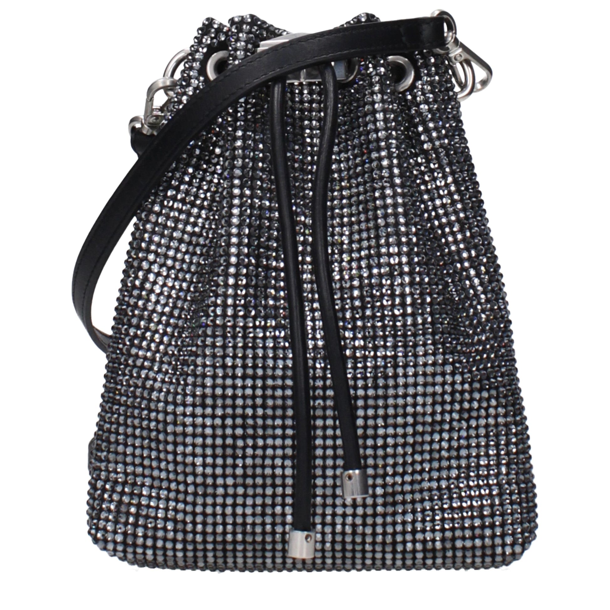Jimmy Choo Black Satin Crossbody Bag Jimmy Choo