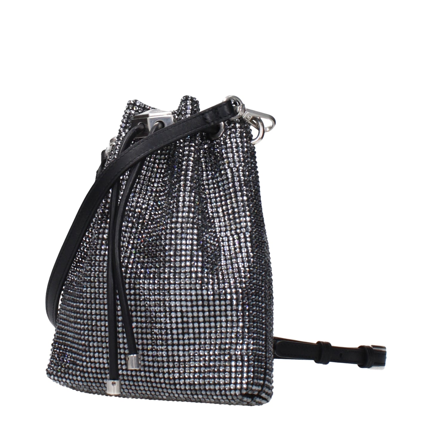Jimmy Choo Black Satin Crossbody Bag Jimmy Choo