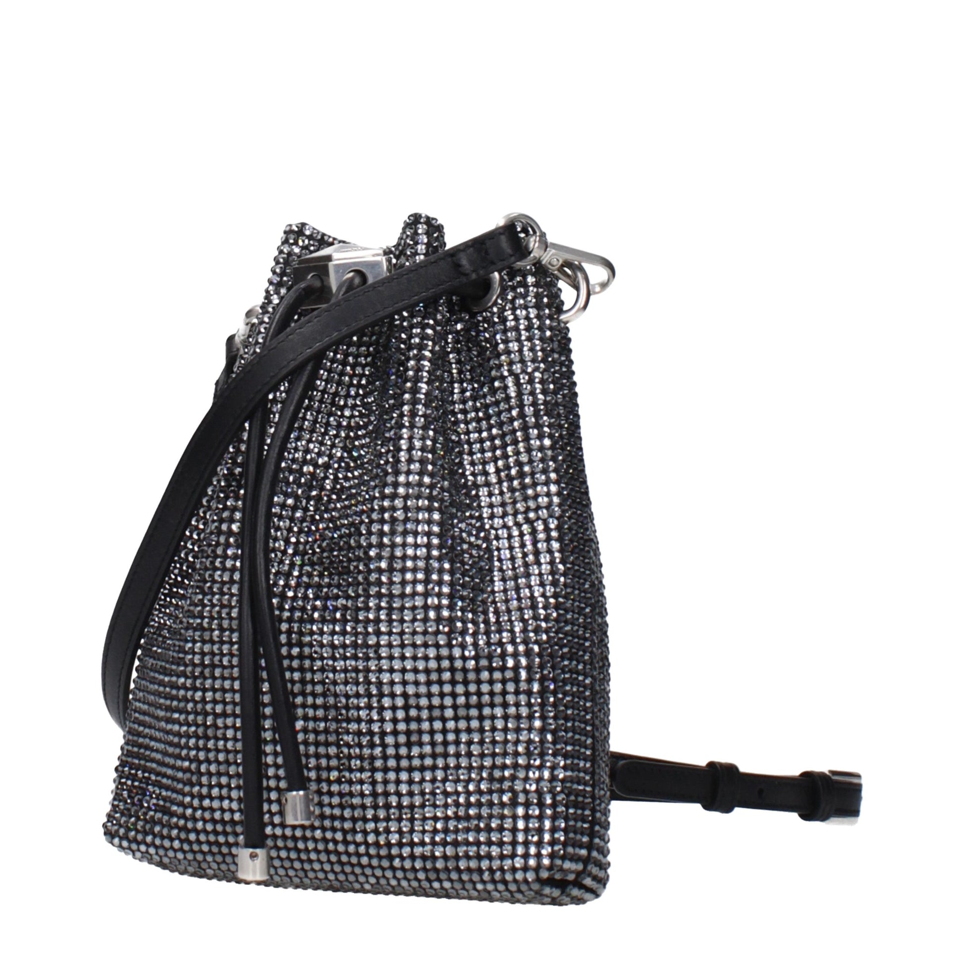 Jimmy Choo Black Satin Crossbody Bag Jimmy Choo