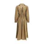 Max Mara Beige Cotton Casual Dress - Eljoys Fashion 