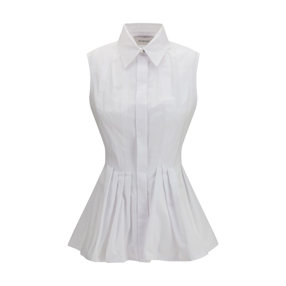 Max Mara White Cotton Shirt