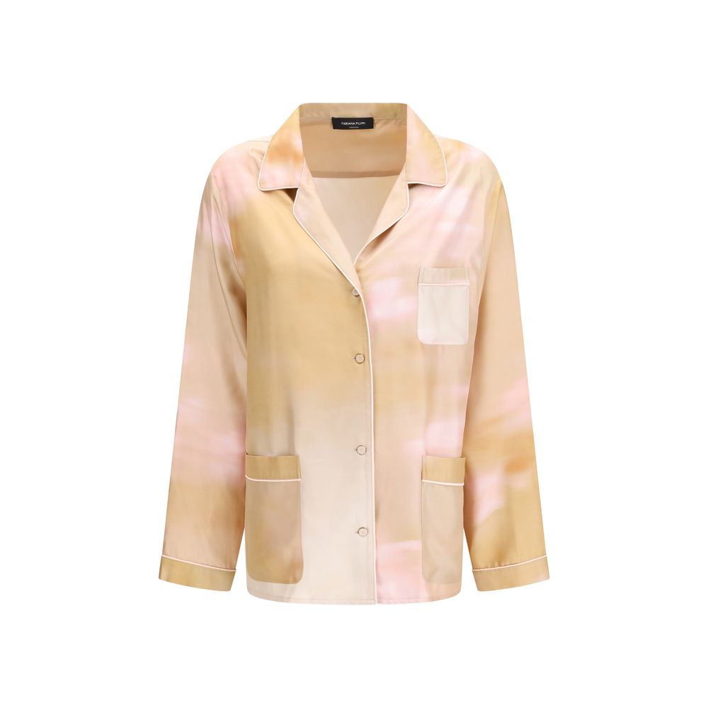 Fabiana Filippi Multicolor Silk Pattern Shirt Fabiana Filippi
