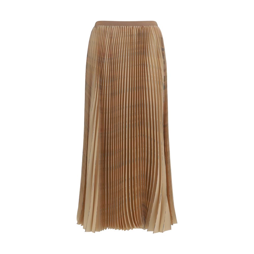 Fabiana Filippi Beige Polyester Midi Skirt Fabiana Filippi