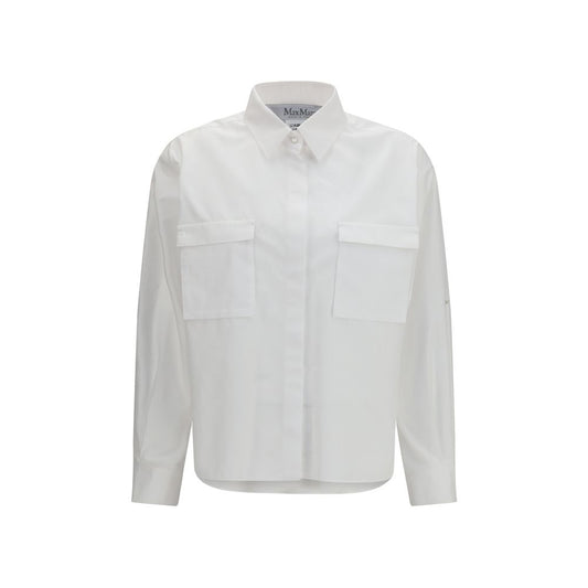Max Mara White Cotton Shirt Max Mara