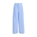 Fabiana Filippi Blue Cotton Casual Pants Fabiana Filippi