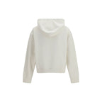 Palm Angels White Cotton Sweatshirt