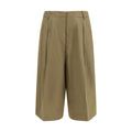 Fabiana Filippi Beige Viscose Cropped Pants