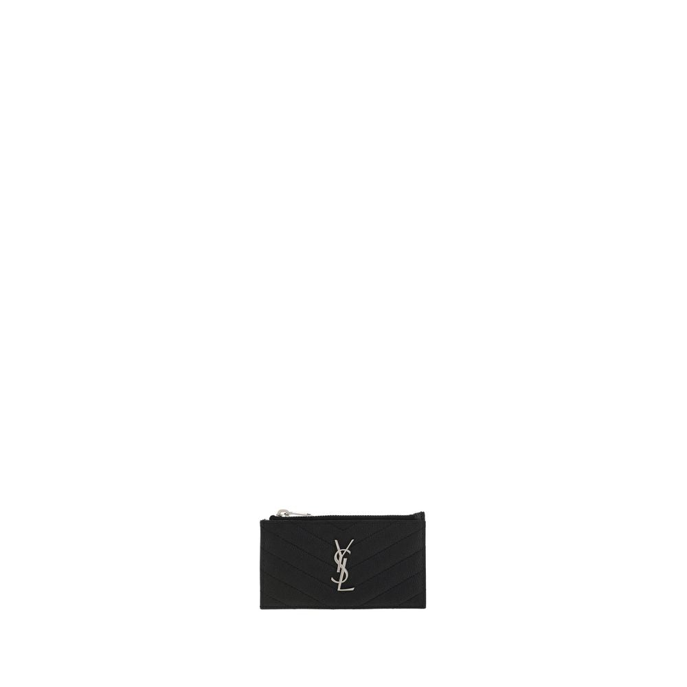 Saint Laurent Black Calf Leather Bos Taurus Wallet Saint Laurent