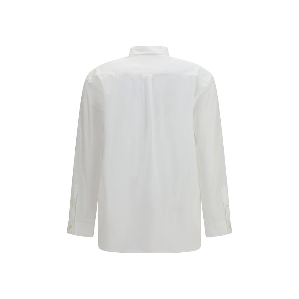 Deperlu White Cotton Shirt Deperlu