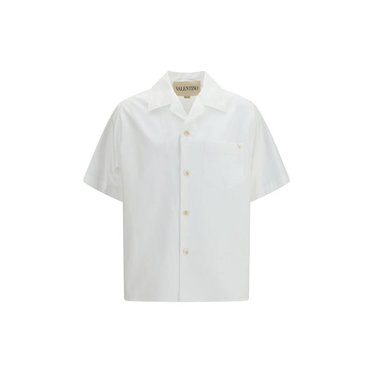 Valentino Garavani White Cotton Shirt Valentino Garavani