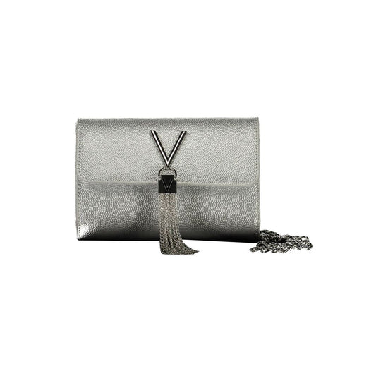 Mario Valentino Silver Polyurethane Women Bag Mario Valentino