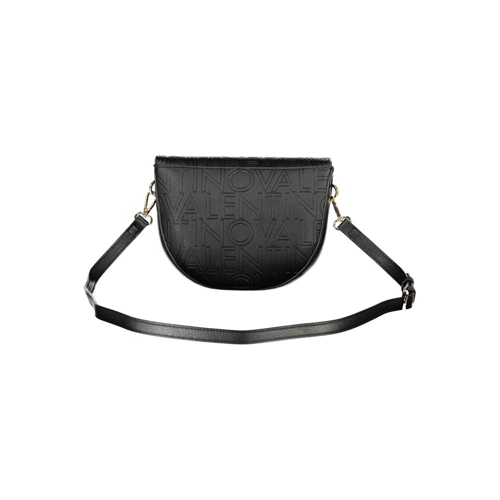 Mario Valentino Nero women's bag made of polyurethane, stylish accessory with sleek design and top handle for versatile use.