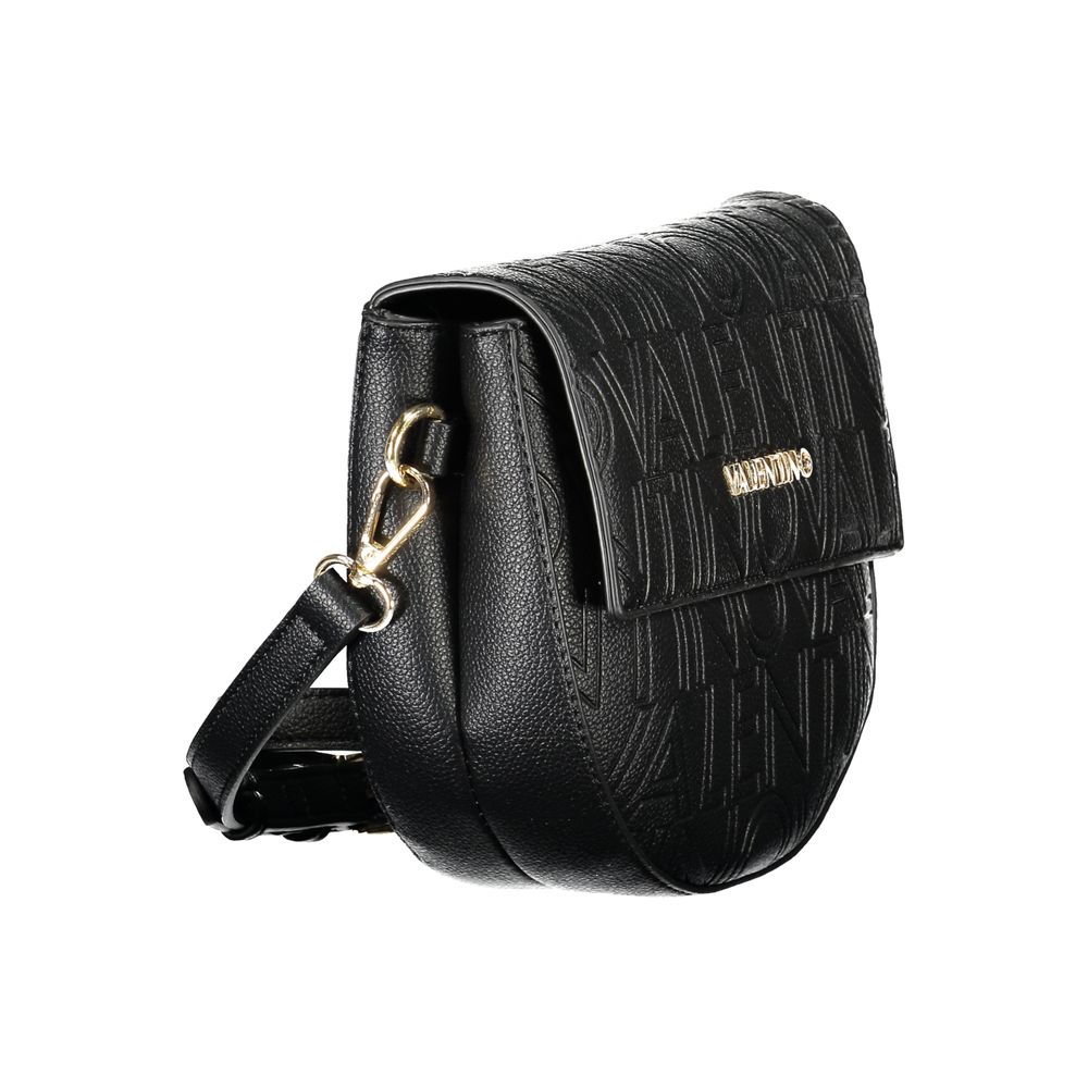 Mario Valentino Nero women's bag made of polyurethane, featuring a sleek design and stylish details for everyday use.