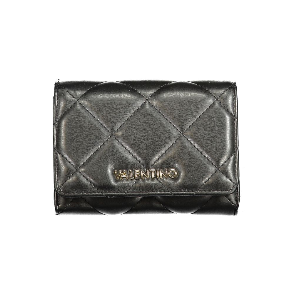 Mario Valentino Black Polyurethane Women's Wallet Mario Valentino