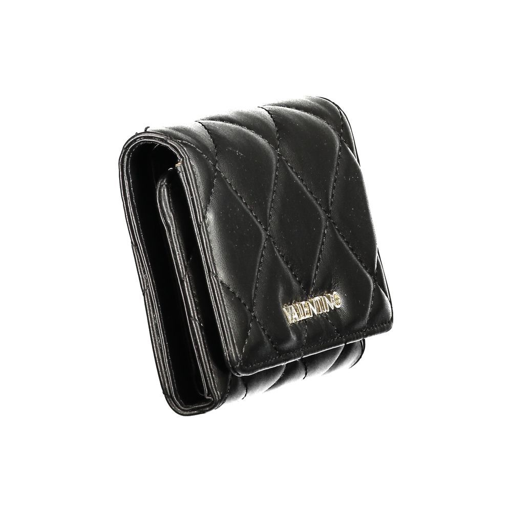 Mario Valentino Black Polyurethane Women's Wallet Mario Valentino