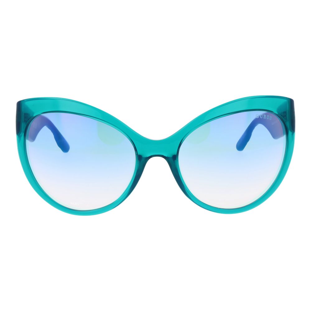 Guess Turquoise Stainless Steel Sunglasses Guess