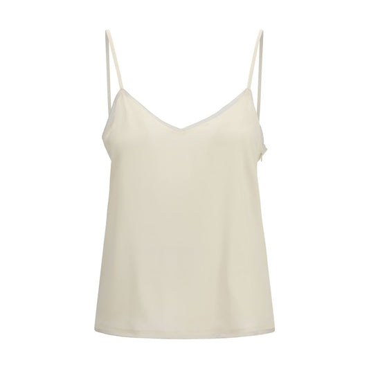 Fabiana Filippi Beige Acetate Blouse Fabiana Filippi