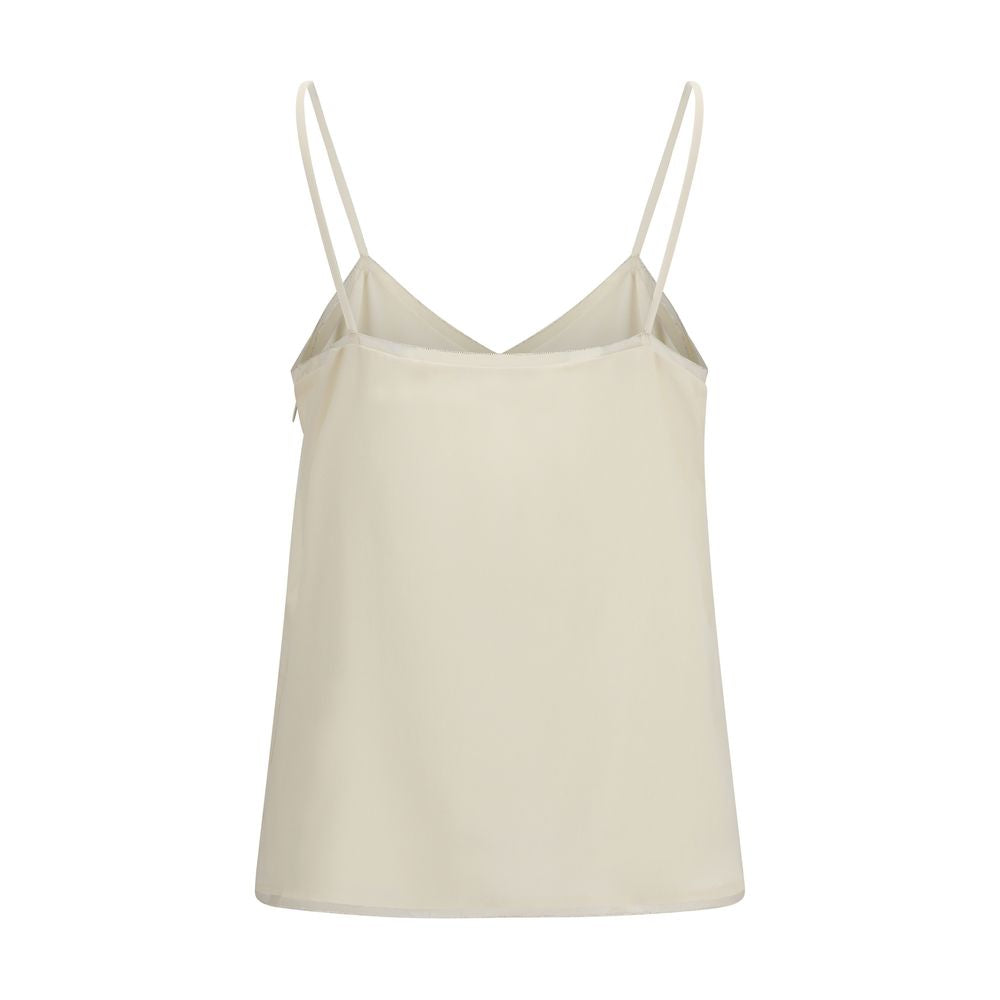 Fabiana Filippi Beige Acetate Blouse Fabiana Filippi