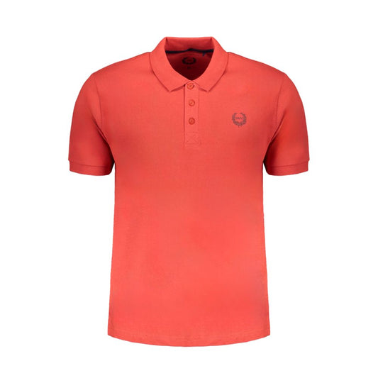Gianmarco Venturi Red Cotton Men Polo Shirt Gianmarco Venturi