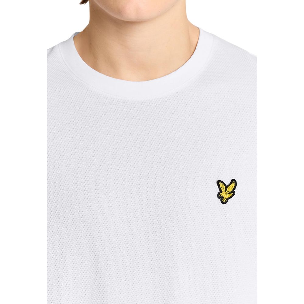 Lyle & Scott White Cotton T-Shirt Lyle & Scott