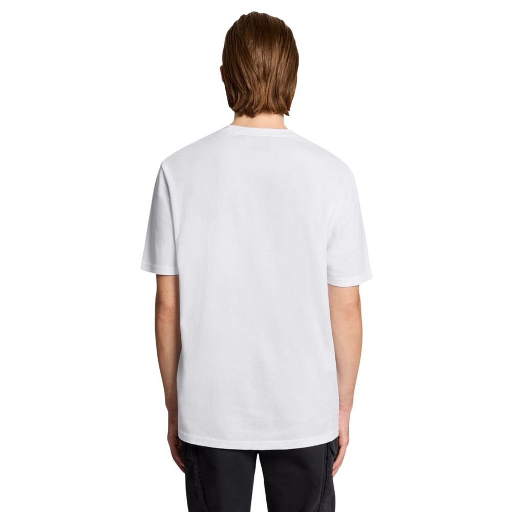 Lyle & Scott White Cotton T-Shirt Lyle & Scott