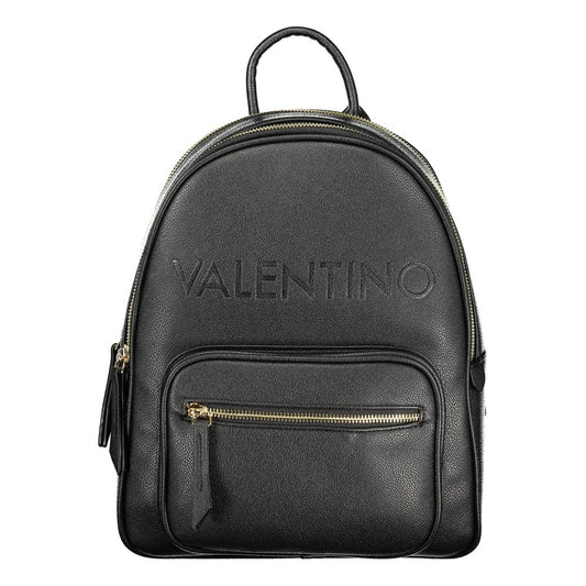 Mario Valentino Black Polyurethane Women's Backpack Mario Valentino