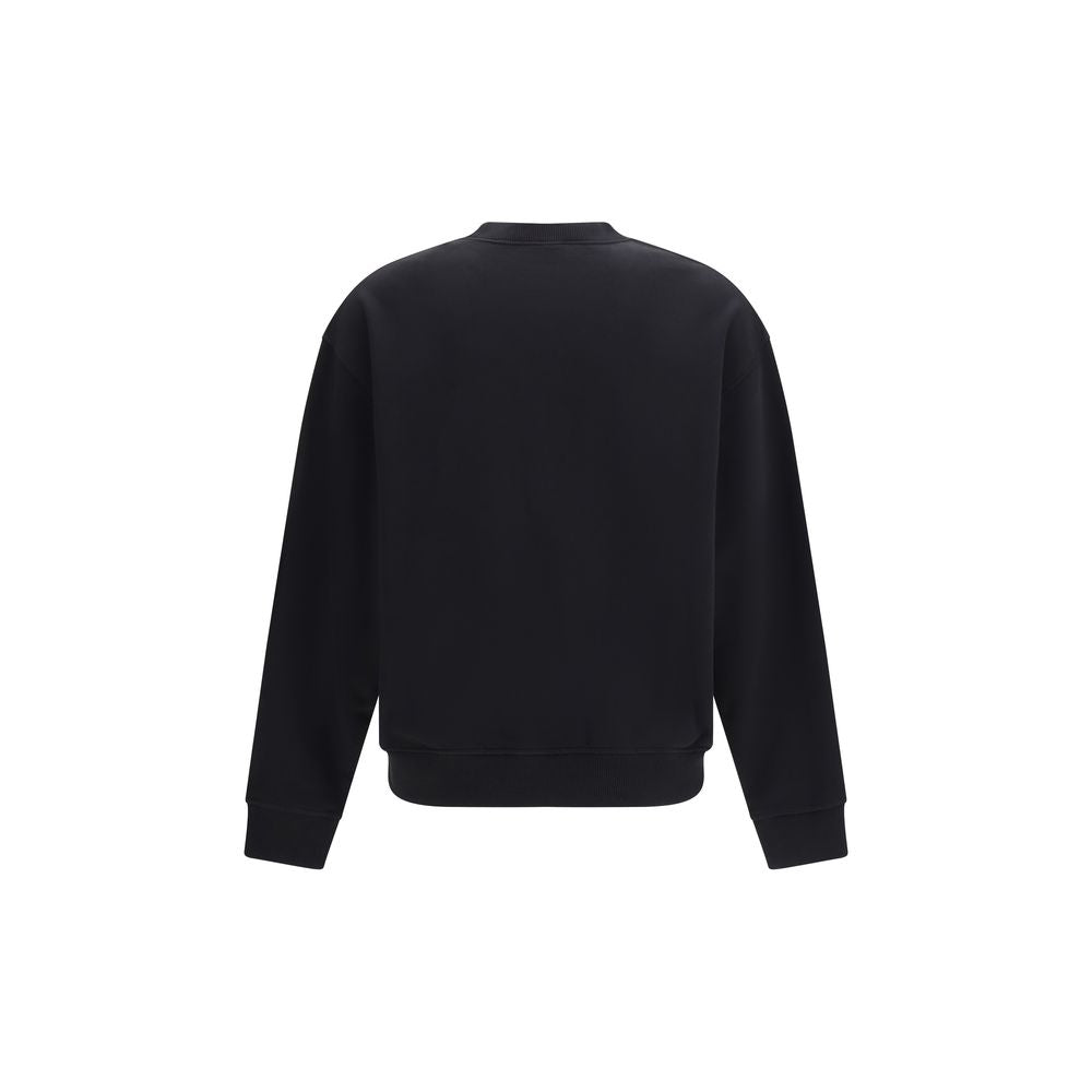 Palm Angels Black Cotton Sweatshirt Palm Angels