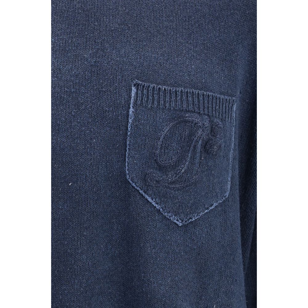 Dsquared² Blue Polyester Sweatshirt Dsquared²