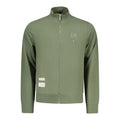 Green cotton sweatshirt for men by Accademia Militare, featuring a classic fit and military-inspired design.