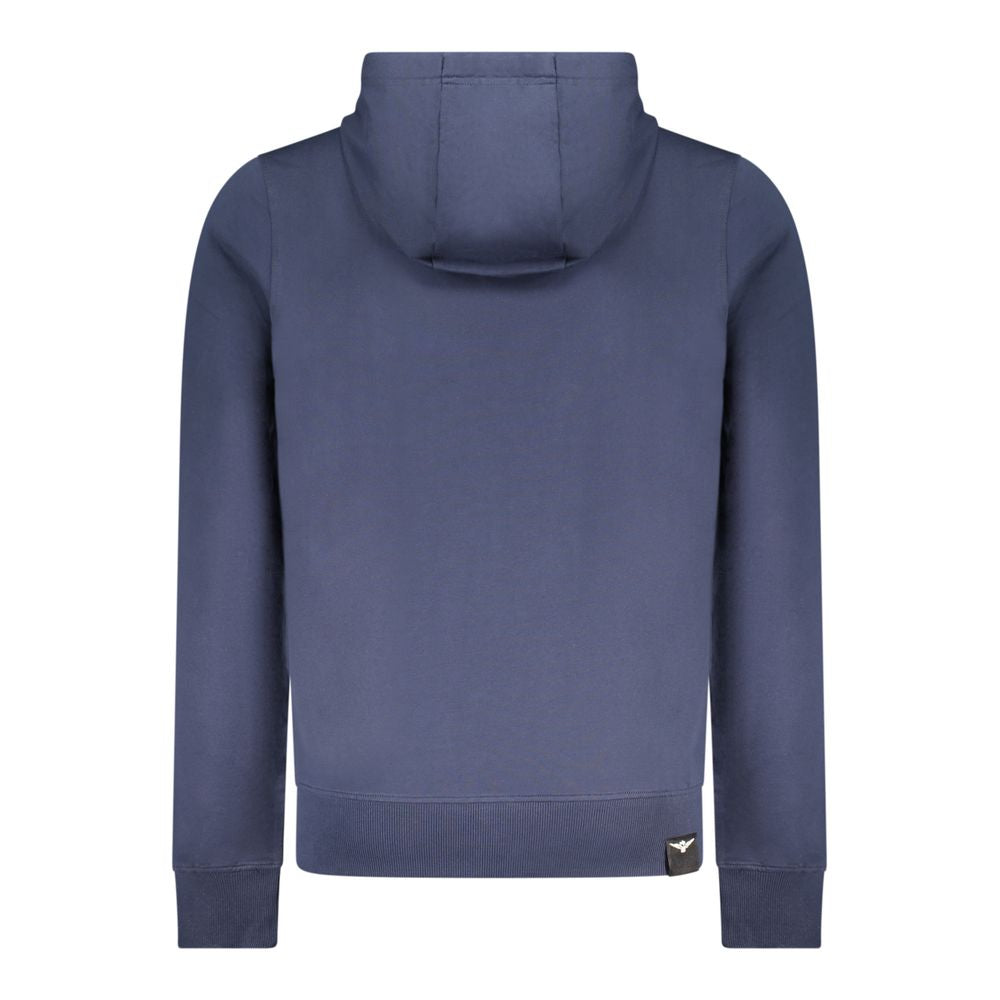 Accademia Militare Blue Cotton Men's Hoodie Accademia Militare