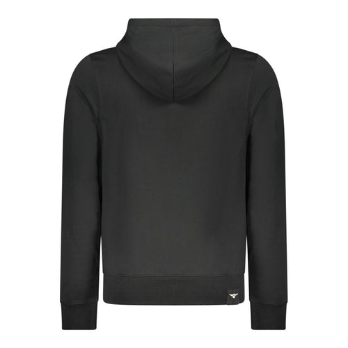 Accademia Militare Black Cotton Men's Hoodie Accademia Militare