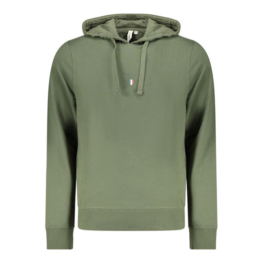 Accademia Militare Verde Cotton Men Hoodie Accademia Militare