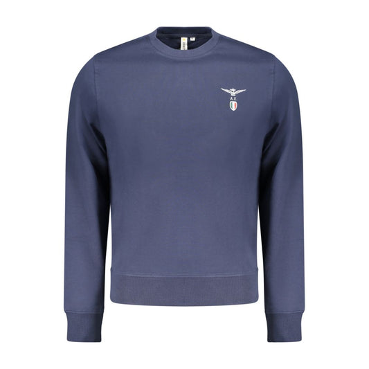 Accademia Militare Blue Cotton Sweatshirt Accademia Militare