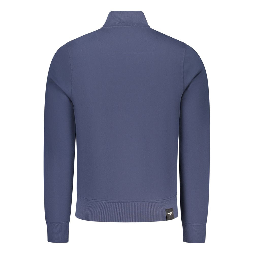 Accademia Militare Blue Cotton Men's Sweatshirt Accademia Militare