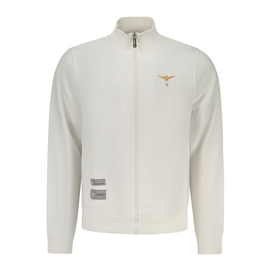 Accademia Militare White Cotton Men Sweatshirt Accademia Militare
