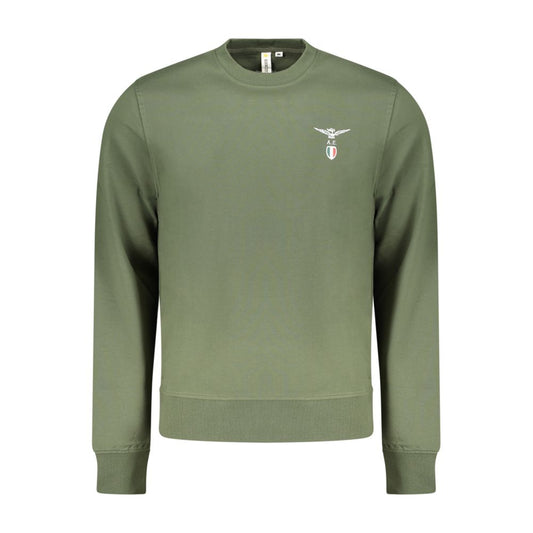 Accademia Militare Verde Cotton Men Sweatshirt Accademia Militare