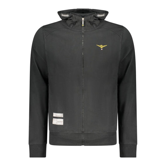Accademia Militare Nero Cotton Mens Sweatshirt Accademia Militare