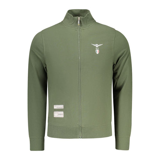 Accademia Militare Verde Cotton Men Sweatshirt Accademia Militare