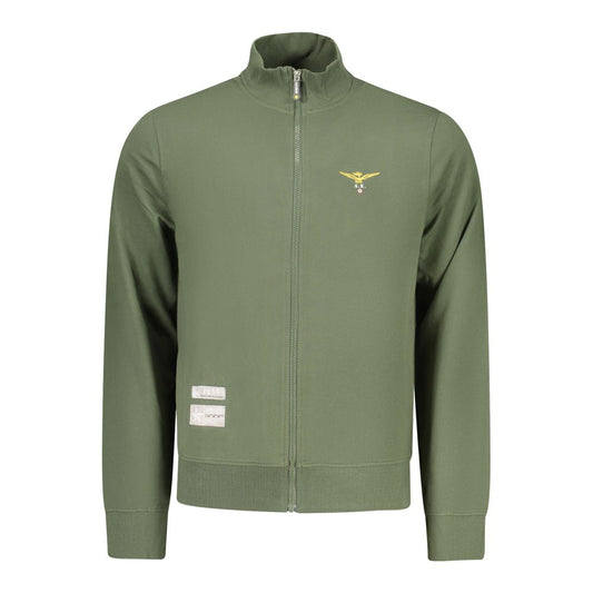 Accademia Militare Green Cotton Sweatshirt Accademia Militare