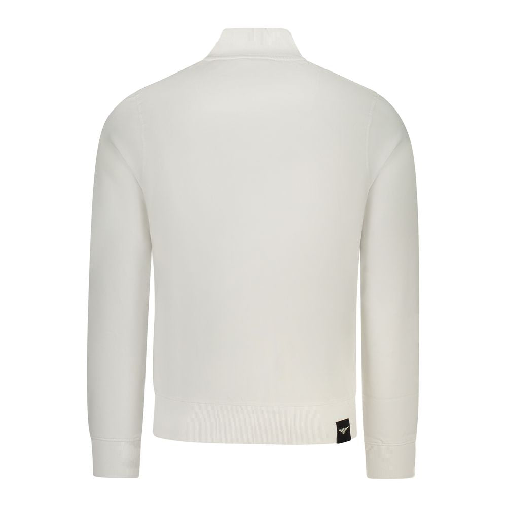 Accademia Militare White Cotton Men Sweatshirt Accademia Militare