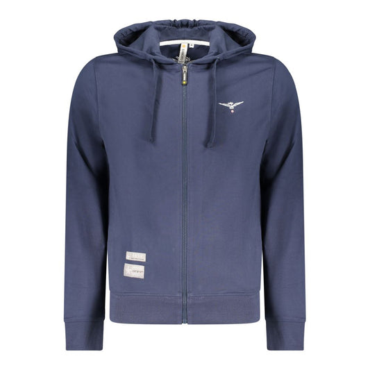 Accademia Militare Blue Cotton Men Hoodie Accademia Militare