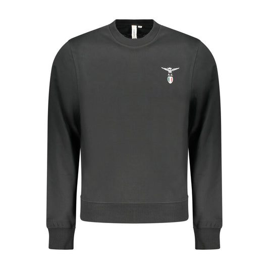 Accademia Militare Black Cotton Sweatshirt Accademia Militare