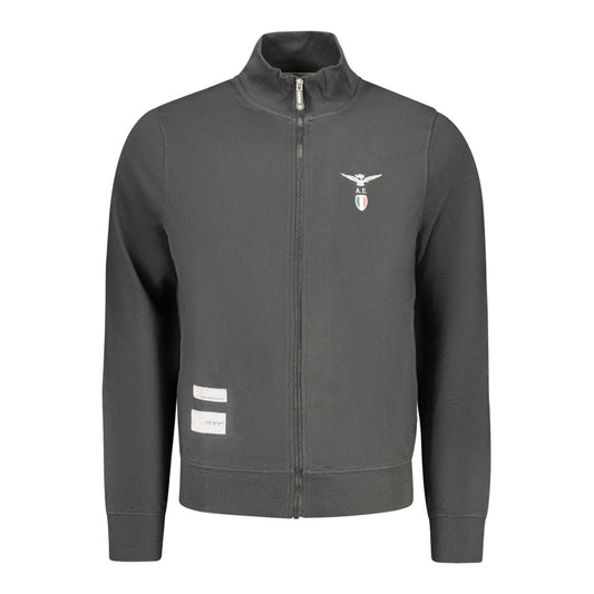Accademia Militare Black Cotton Sweatshirt Accademia Militare