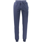 Accademia Militare men's blue cotton sports trousers with an elastic waistband and side pockets, ideal for casual wear.