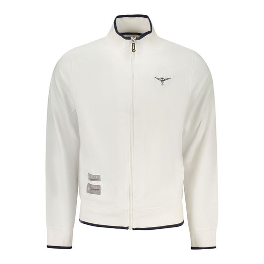 Accademia Militare White Cotton Sweatshirt Accademia Militare
