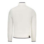 Black polyester men's jacket from Accademia Militare featuring a sleek design and front zipper, suitable for casual wear.